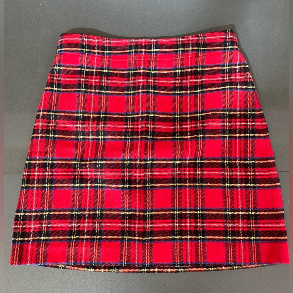 J.Crew Flannel Wool Skirt